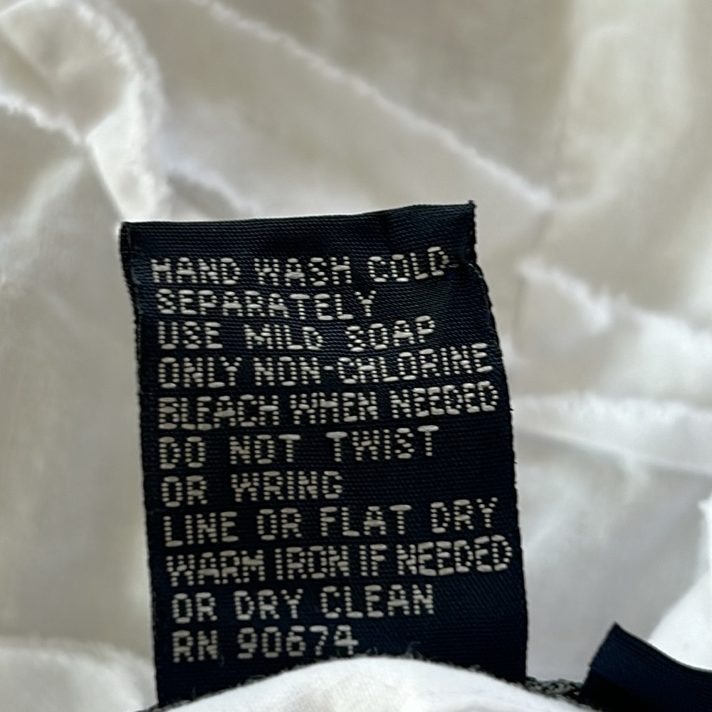 Sexy Boston Proper Lacy Ruffle Blouse w 2-Way Front Zipper Size 4 w MEASUREMENTS - Picture 7 of 12